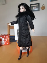 Bastante largo abrigo de algodón vestido para muñeca Barbie ropa Parka para 1/6 BJD muñeca de juguete ropa de invierno chaqueta muñecas accesorios regalo