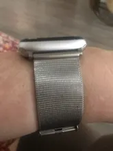 Correa de reloj Milanese para Apple Watch, repuesto de pulsera de acero inoxidable para iwatch 1 2 3 38mm 42mm, 6 5 4 44mm 40mm