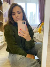 Tops Pullovers Neck-Sweater Turtle Cashmere Elegant Thick Korean Hirsionsan Warm New