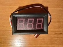 Detector DC Monitor Voltage-Meter Motorcycle Green 3-Wires 12v-Capacity Blue Car LED