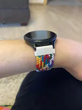 20mm 22mm trenzado Solo Loop Band para Samsung Galaxy ver 3 46mm 42mm activo 2 40mm 44mm de S3 pulsera Huawei GT2 Pro