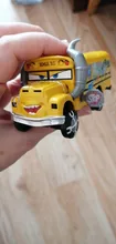 Disney Pixar coches 3 coches 2 Mack tío escuela autobús camión Diecast 1:55 suelto Rayo McQueen coche de juguete nueva marca en Stock