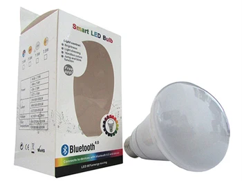 

Led lamp E27 RGB RGBW 7,5W dimmable Via Bluetooth home automation Smart for Android iOS Iphone