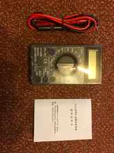 Multímetro Digital LCD de DT-830B, amperímetro, medidor de ohmios, voltímetro, AC DC 750, 1000V