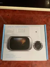 Timbre digital con pantalla a color LCD, 2,8 , con mirilla electrónica de 90º, para puerta