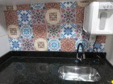 Wallpapers for Murals Floor-Stickers Tile Contact Self-Adhesive Vinyl Home-Decor Kitchen Waterproof