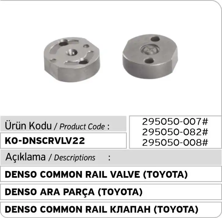 

Инжектор для Toyota Valve 295050-007 #295050-082 #295050-008 # Denso