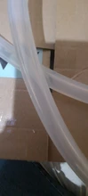 Tubo de silicona de grado alimenticio, manguera de goma Flexible transparente de 2 a 21mm, resistente al calor, para agua potable, 1 metro