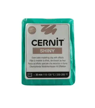 

Ce0890056 plastic polymer baked 'cernit 'shiny' shiny 56gr. (600 Green)