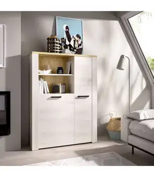 

Siena vertical sideboard cabinet 2 doors 1 shelf.