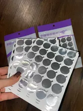 Soporte de pegamento desechable para pestañas, almohadillas para extensión de pestañas, soporte con adhesivo, 300 Uds., 2,1 cm