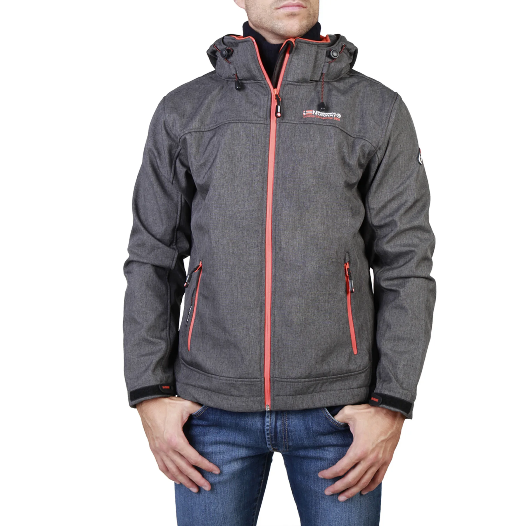 Geographical Norway Twixer_man мужские серые 85403. Цвет: серый, размер: XXLGeographical Norway8050750339549