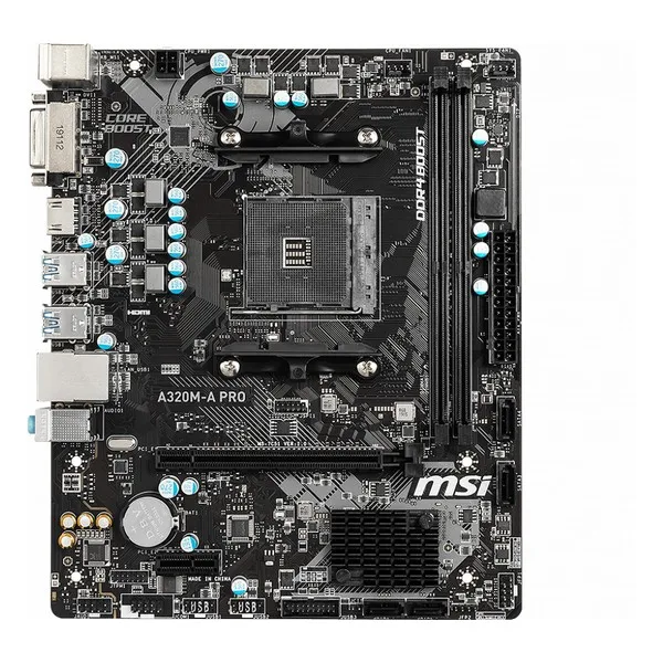  Motherboard MSI A320M-A Pro mATX DDR4 AM4