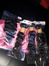 Deep-Wave-Bundles Closure Rucycat Brazilian Inchs with 6x6 Lace 32-34 36