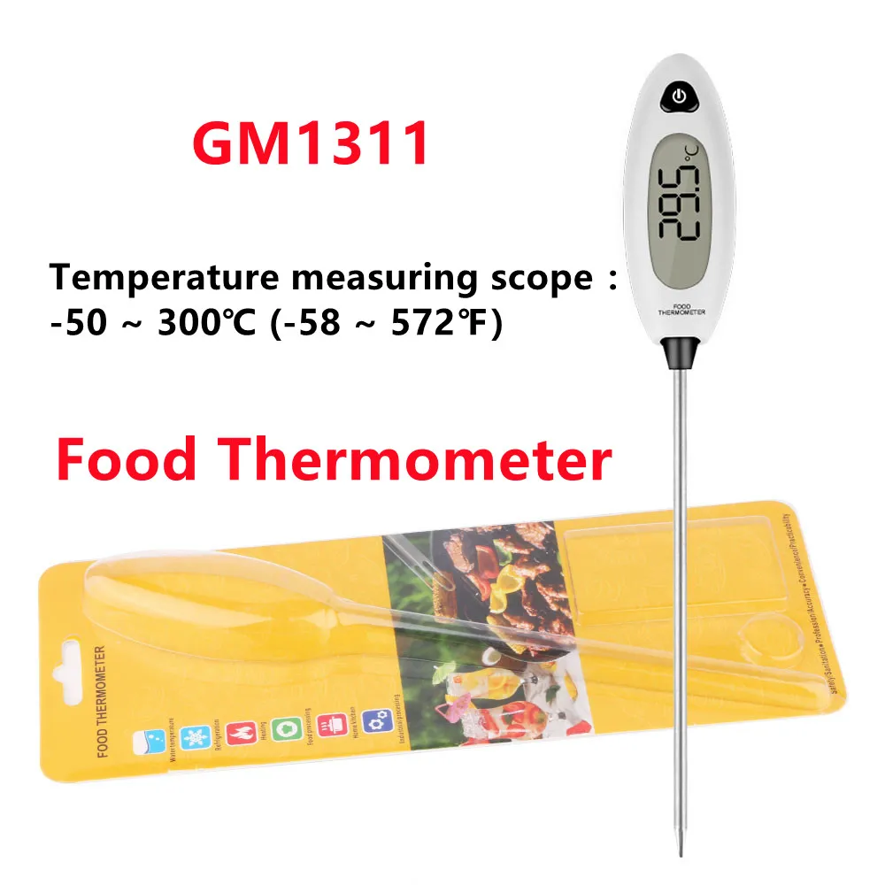 

5PCS Food Thermometer GM1311 Kitchen Electronic Thermometer Milk Water BBQ Thermometer Profession Instant Cooking Thermometer