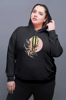 

Angemiel Wear Phone Captive Black Women Hooded Sweatshirt