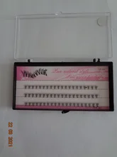Pestañas de racimo de 60 clústeres/caja, pestañas de extensión de pestañas individuales gruesas bunches maquillaje profesional pestañas postizas