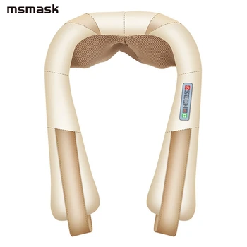 

Electrical Massage Shiatsu Back Shoulder Body Neck Massager Multifunctional Shawl Infrared Heated Kneading Car/Home Massager