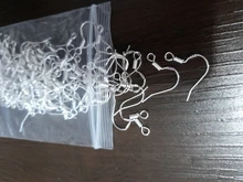 100 unids/lote pendientes Carven 925 de color plata de cobre oído cables pendientes gancho para DIY pendientes de joyería suministros Accesorios