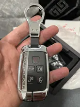 De aleación de Zinc llave de coche de la cubierta de la caja para Land Rover A9 Range Rover Sport Evoque Freelander 2 Jaguar XE XJ XJL XF C-X16 V12 guitarra