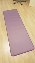Colchoneta de Yoga antideslizante gruesa, colchoneta de Yoga NBR, cojín deportivo, almohadillas de Pilates con bolsa y Correa, 10mm, 183cmX61cm