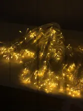 Light Led Curtain-String Window-Decor Christmas Garland Patio Xmas Party 220V EU AIFENG