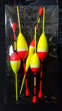Flotador de espuma para pesca en hielo, conjunto de boya para carpa, accesorios de aparejos de pesca, tamaño 1g 2g 3g, 5 unids/lote
