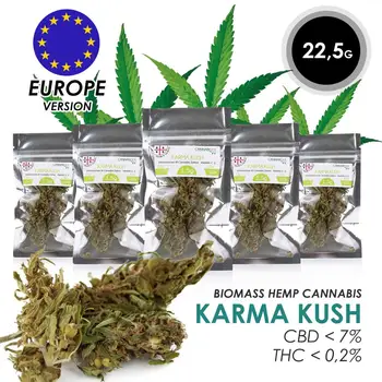 

NEW KARMA KUSH Hemp Flowers CBD Biomass From Italy THC<0.2% Eu Standard 100% Legal SPECIAL OFFER 22,50 GRAMS FREE SHIPPING WW