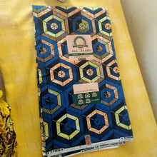6 Yards/lot African Fabric Geometric Patterns Ankara Polyester Farbic For Sewing Wax