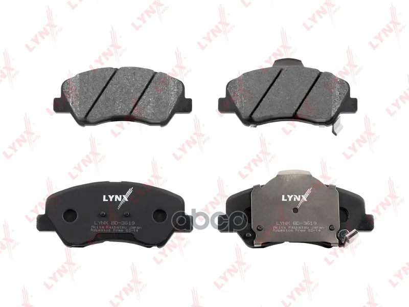 Колодки Тормозные Передние Lynxauto Bd3619 LYNXauto арт. BD3619