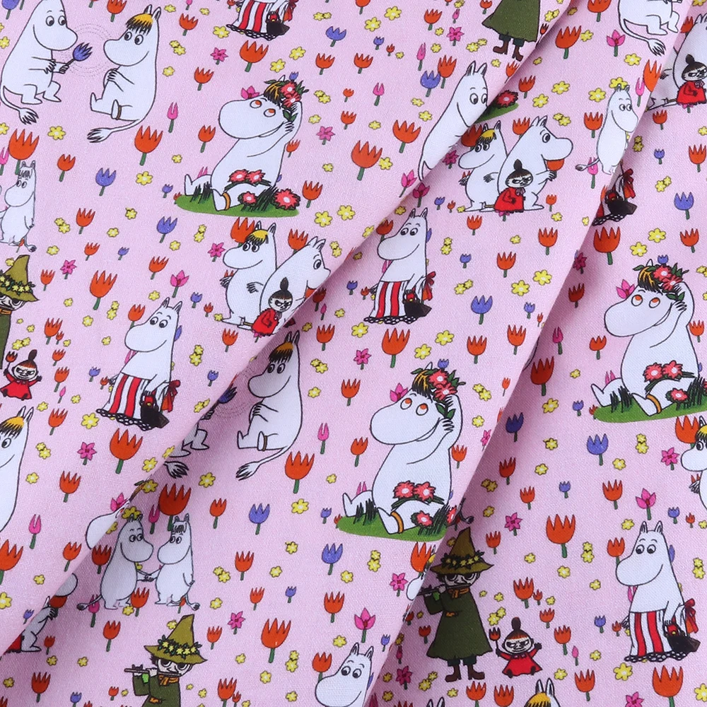 Cartoon-100-Pure-Cotton-Material-Patchwork-Sewing-Quilting-Fabrics-Quilt-Needlework-DIY-Cloth.jpg Rajzfilm 100% Tiszta Pamut Anyag Patchwork Varrás Foltvarrás Szövet Paplan Kézimunka Barkácskendő - Image 3
