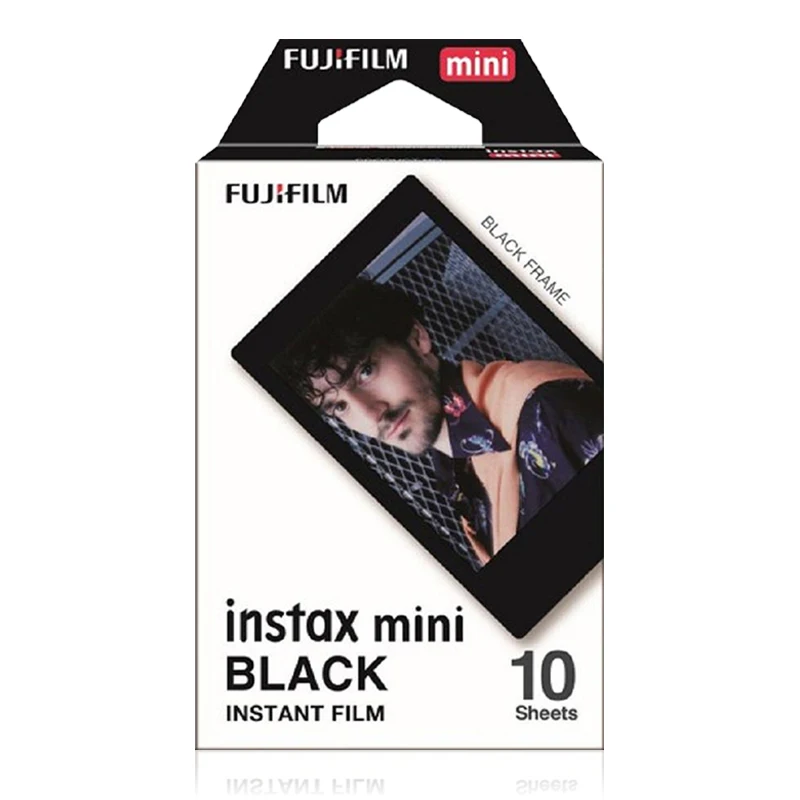 Fujifilm Instax Mini Black Instant 10 пленка для Fuji Mini 7s 8 8+ 9 25 50s 70 90& Share SP-1, SP-2