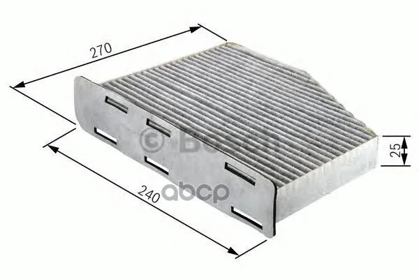 Фильтр Салона Volvo S60/S70/S80/V70/Xc90 2.0-2.5tdi 98- Bosch арт. 1987432064