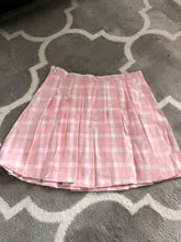 Harajuku-Falda estilo pijo plisada para mujer, uniformes escolares japoneses, minifalda de Jupe Kawaii