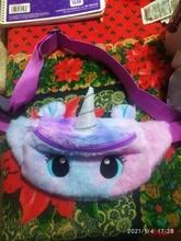 Riñonera con diseño de unicornio para mujer, Cangurera de felpa con diseño de dibujos animados, para teléfono bolso de viaje, monedero, 2021