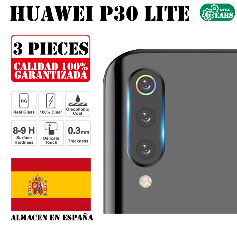 REY Pack 2X Pellicola salvaschermo per Huawei P Smart Z - Huawei Y9 Prime 2019, Vetro temperato, di qualità Premium