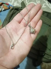 Colgante con forma de flor de loto para mujer, luminoso, luminoso, Luna oscura, collar para mujer, Yoga, oración, joyería de budismo