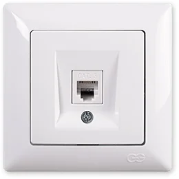 

PnpnElectrıc Gns Visage Ambiance Numeris Telephone Socket (Cat 3) White