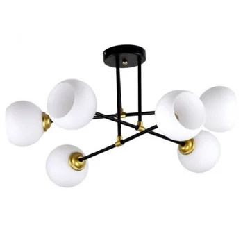 

Chandelier ceiling 6*60 W E27 md.2809-6-s BK + FGD