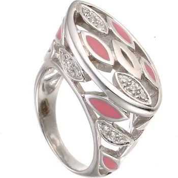 

Jay VI ring with enamel and cubic zirconia