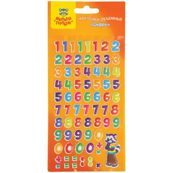 

Stickers three-dimensional multi-pulti "figures"