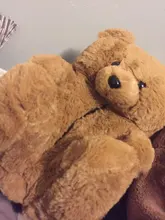 Zapatillas de casa afelpadas de oso de peluche para mujer, calzado para estar en casa, marrón, suave, antideslizante, de piel sintética, bonitas y esponjosas, Zapatillas de casa, cálido para invierno