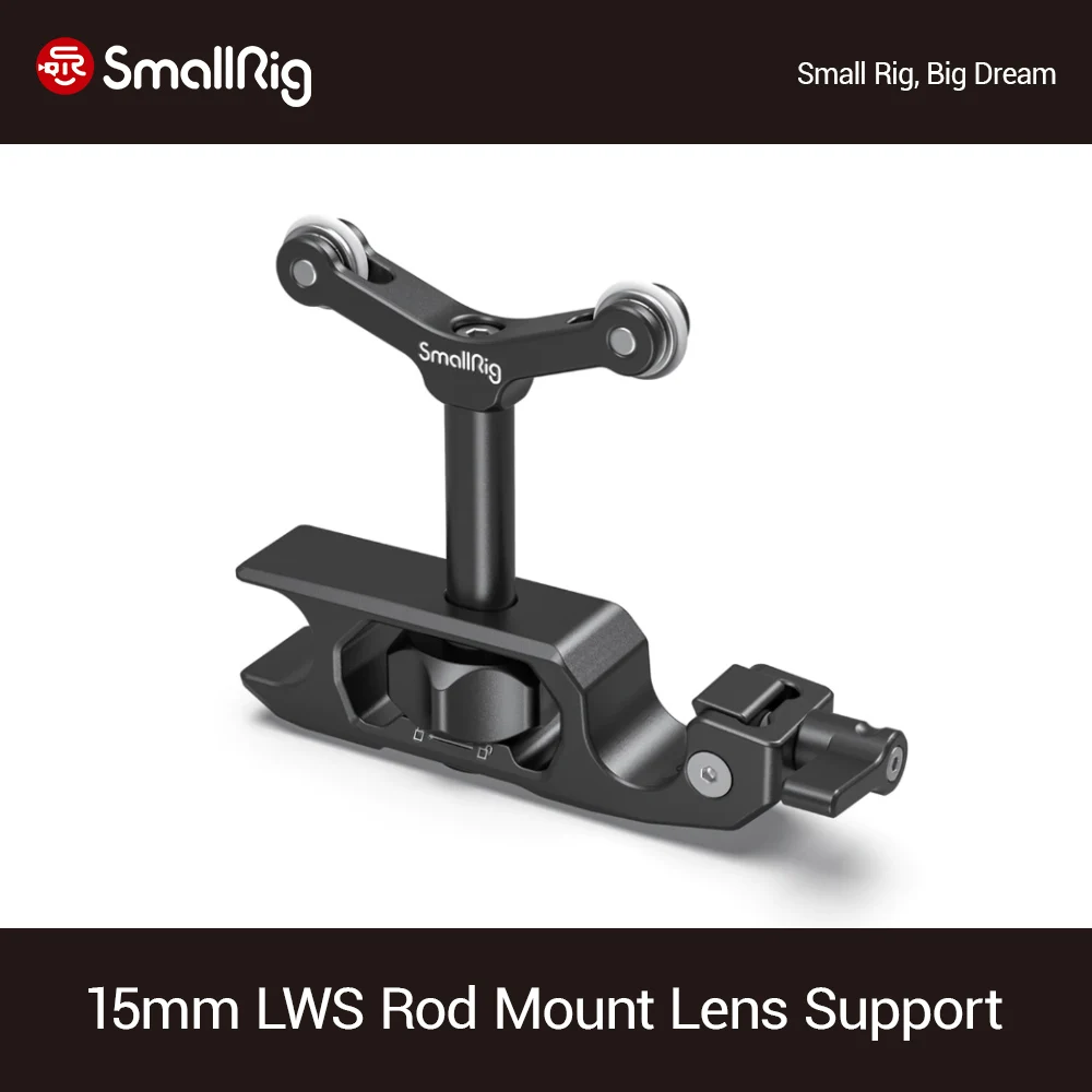 

SmallRig Universal Y-shape Lens Support With 15mm LWS Rod Mount For Long Lens Support Bracket Y-Bracket - 2152