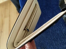 Cartera de cuero con patrón cruzado para Hombre, cartera masculina con diseño cruzado de Color sólido, Billetera de cuero con múltiples tarjetas de posición, a la moda