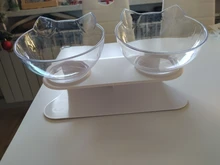 Cat-Bowls Products Pet-Food Raised-Stand Pet-Supplies Cats-Dogs-Feeders Non-Slip Double