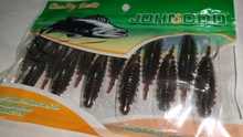 JOHNCOO UL pesca señuelo de Pesca flotante TPR suave de silicona atraer 0,85g 1,3g cebo suaves 12 Uds los nadadores UL señuelo de Jigging señuelo para trucha