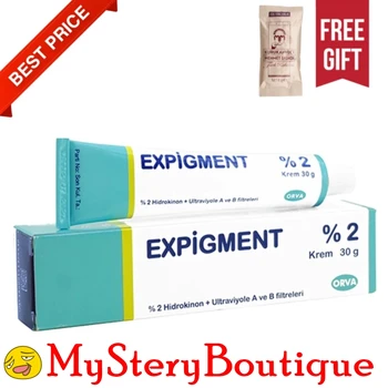 

Expigment 30g 1oz Hydroquinone Cream %2 Coffee Skin Whitening Lightening Whitening Melasma Blemish Anti Melasma Treatment