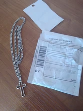 Collar con colgante gótico de Cruz hueca para hombre y mujer, collar de estilo callejero, Color plateado, regalo, joyería de cuello al por mayor