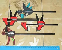 Clip-Kit Clamp Work-Bar Woodworking Quick-Ratchet Heavy-Duty 4inch 30x100mm