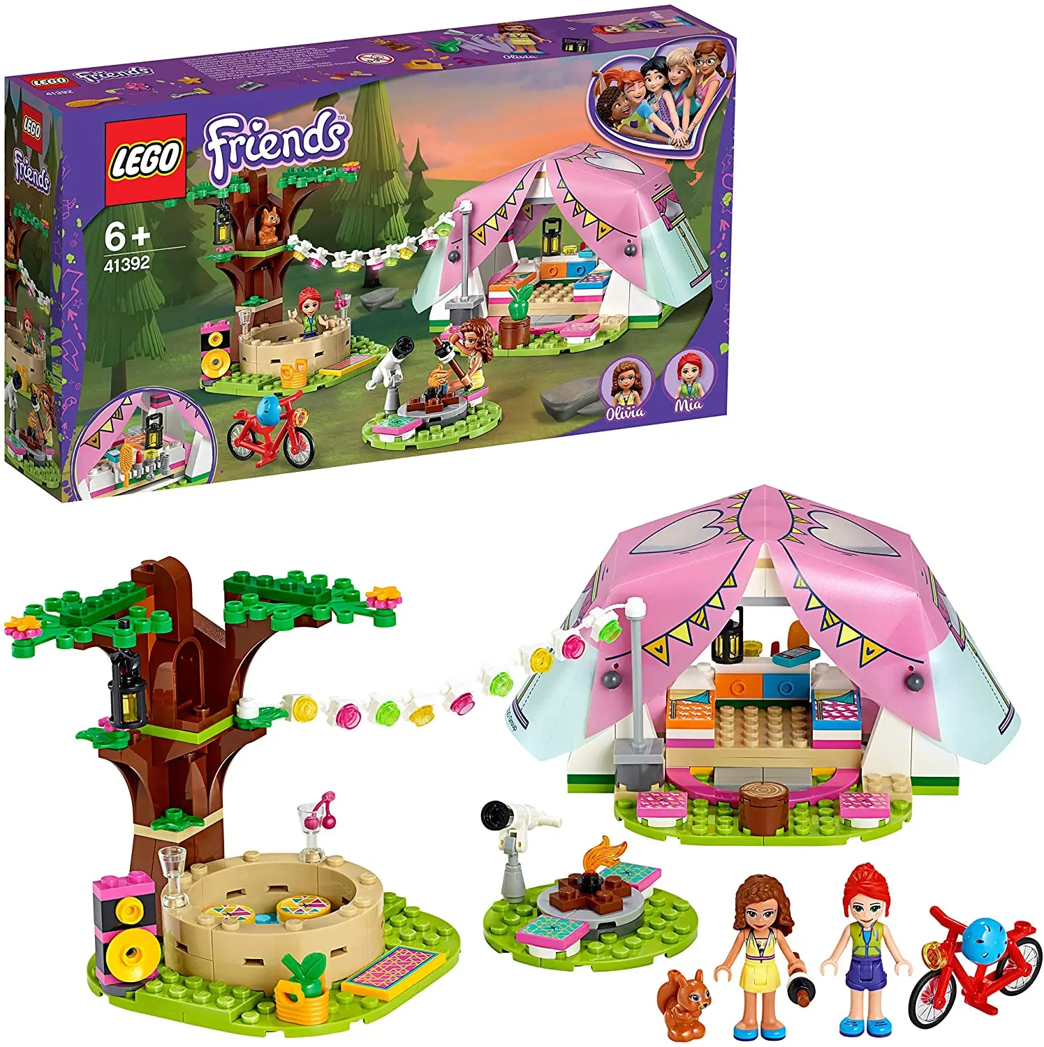 Lego Friends Glamping Wilderness Blocks Aliexpress
